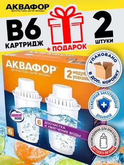 Фильтр для воды сменный картридж В6 2шт Аквафор 6181071 купить за 661 ₽ в интернет-магазине Wildberries