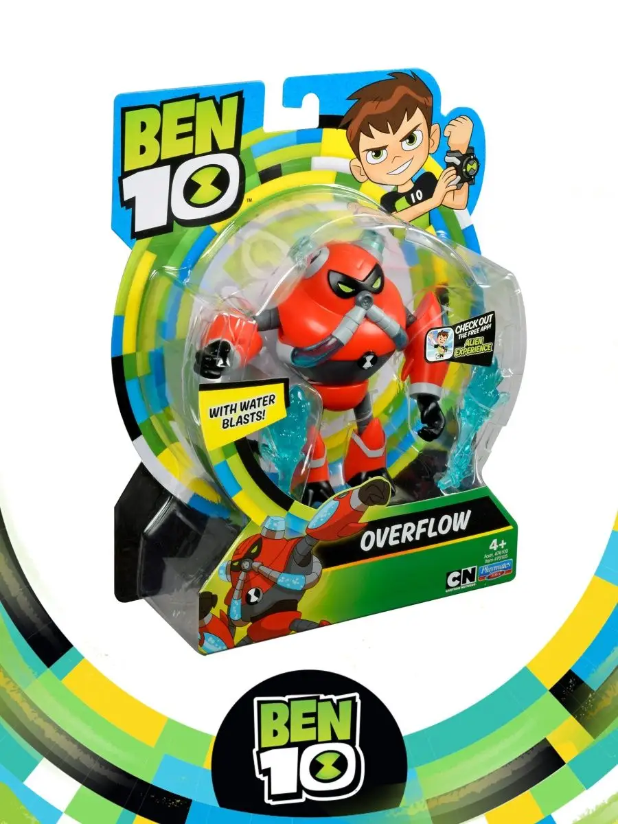 Фигурка игрушка Водохлёст Бен 10 BEN 10 6212222 купить в интернет-магазине  Wildberries