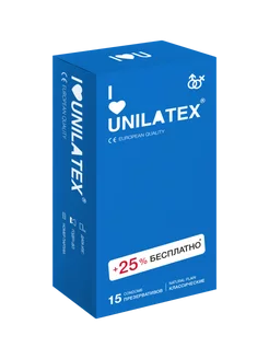 Презервативы Natural Plain 12+3 шт., Классические. Unilatex 6216515 купить за 379 ₽ в интернет-магазине Wildberries