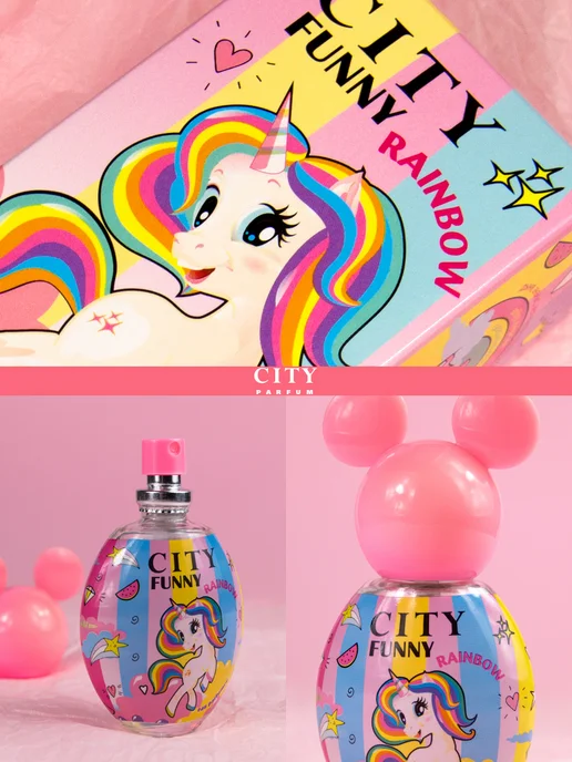 CITY PARFUM Духи детские City Funny Rainbow для девочки, 30 мл, 30 мл, фото 6
