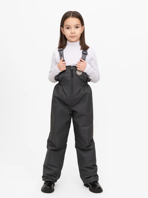Arctic Kids Полукомбинезон детский мембрана демисезон, серый, фото 8