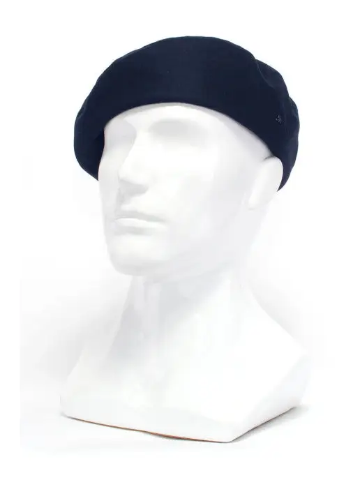 ANTAR Берет из шерстяной ткани, синий