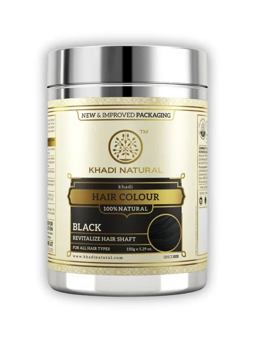 Khadi natural Хна для волос, цвет чёрный, вес 150 гр, 150 г, фото 5