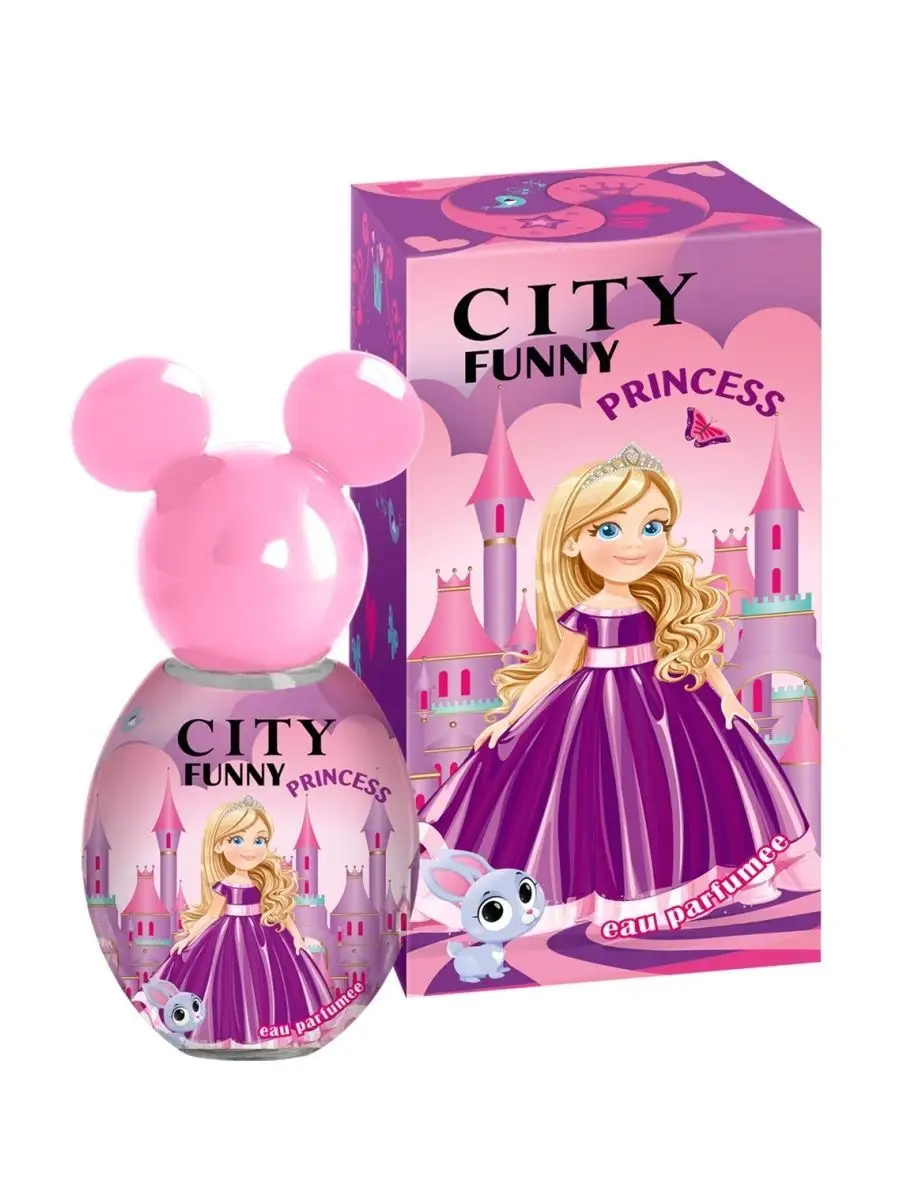 Духи детские для девочки City Funny Princess, 30 мл. CITY PARFUM 6363594  купить за 414 ₽ в интернет-магазине Wildberries