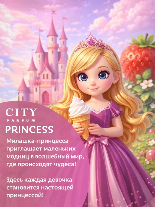 CITY PARFUM Духи детские для девочки City Funny Princess, 30 мл, 30 мл, фото 3