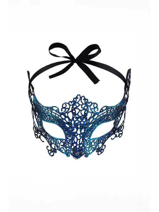 La Mascarade Маска венецианская карнавальная синяя, синий, фото 2