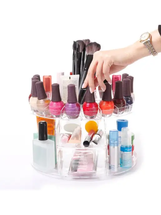 MARKETHOT Органайзер для косметики "Beauty Bomb", белый