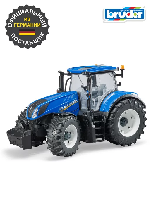 Bruder Трактор игрушка синий большой New Holland T7.315, синий, фото 2