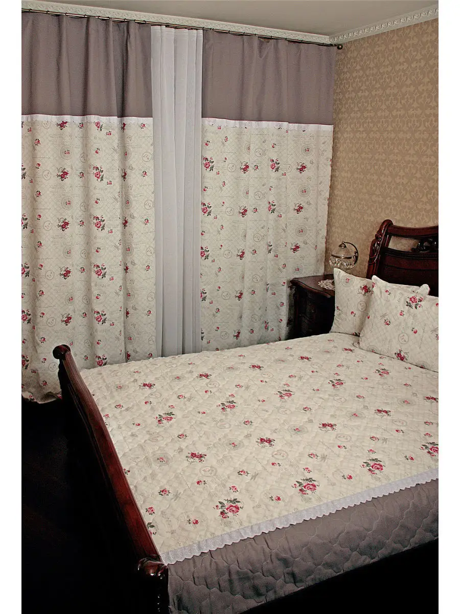 Комплекты для спальни (покрывала + шторы)