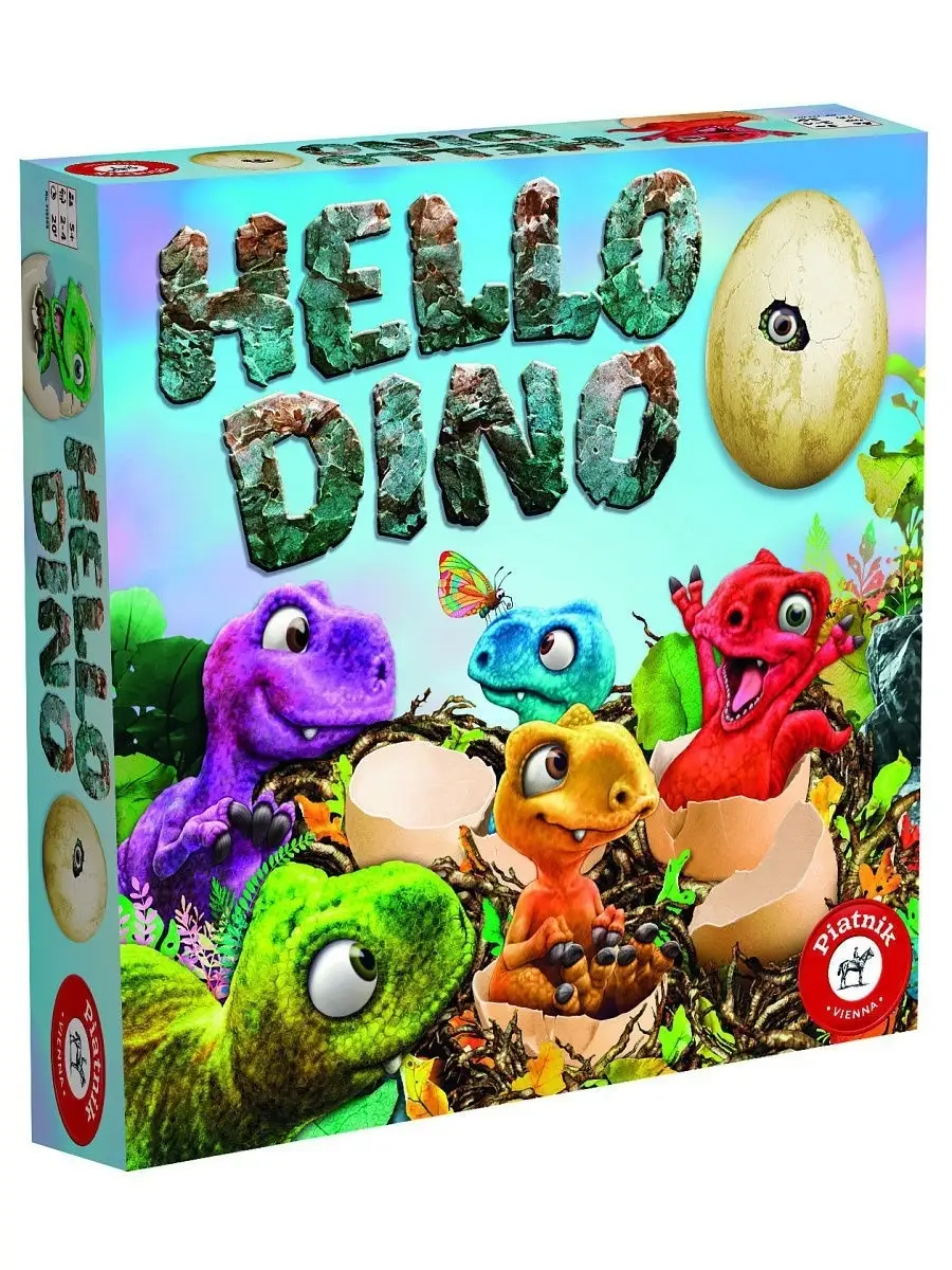 Настольная игра Привет, Дино! / hello dino Piatnik 6550173 купить за 1 188  ₽ в интернет-магазине Wildberries