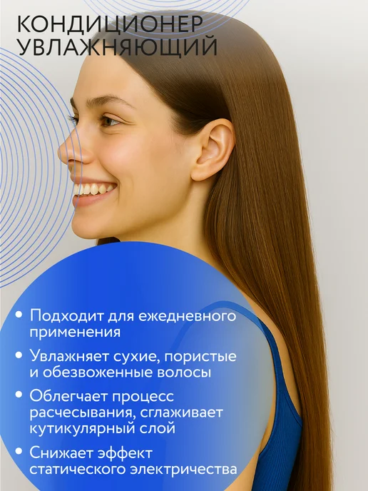 Ollin Professional Кондиционер для волос OLLIN CARE увлажняющий 200 мл, 200 мл, фото 2