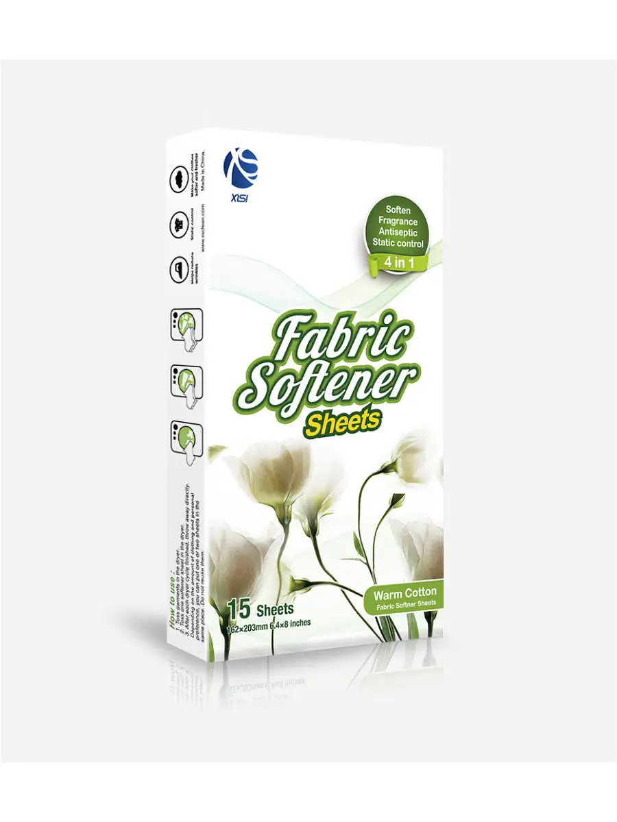 Салфетки-кондиционер для сушки Fabric Softener Sheets 6587748 купить в  интернет-магазине Wildberries