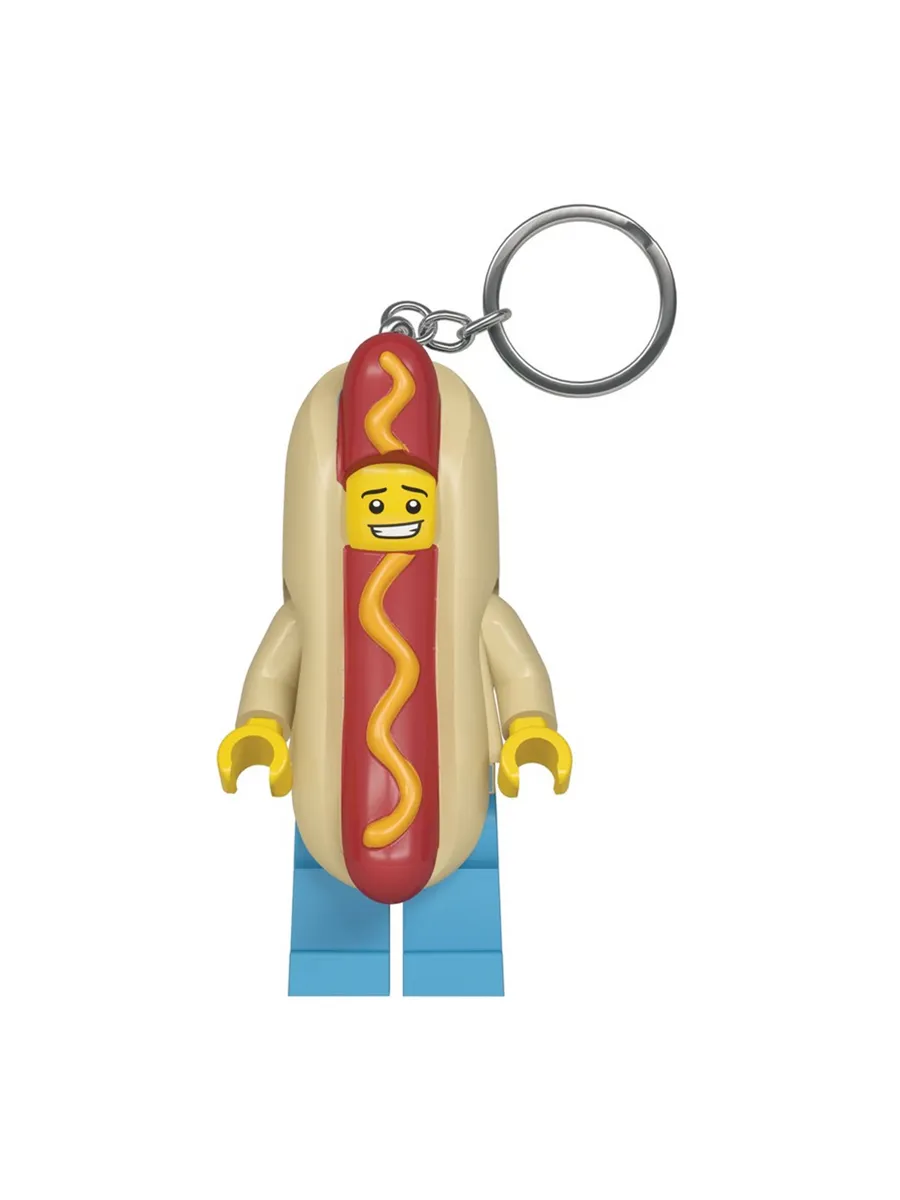 Брелок-фонарик для ключей LEGO Hot Dog Man / брелок фонарик Лего Человек-Хот -дог LEGO 6603028 купить в интернет-магазине Wildberries