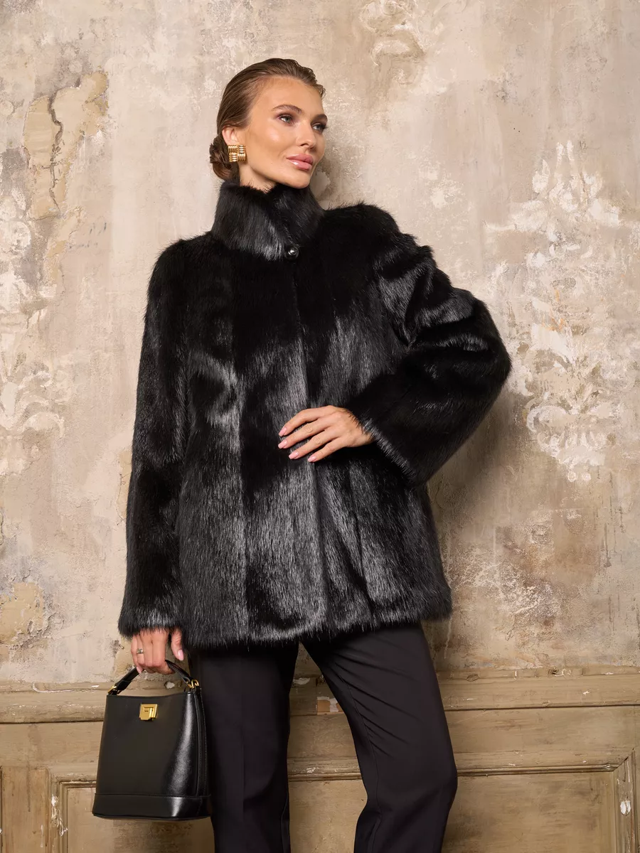 Шуба из меха нутрии BOGACHO FUR 6603364 купить за 21 553 ₽ в  интернет-магазине Wildberries