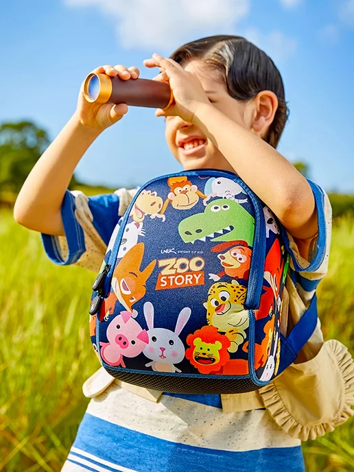 UEK.KIDS Портфель маленький дошкольный для мальчика, синий, фото 8