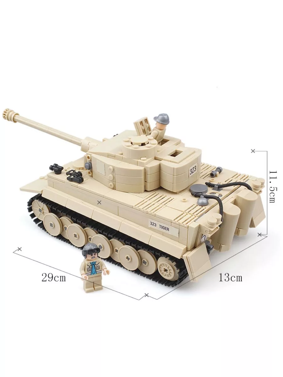 Конструктор Танк Brick Battle VI Tiger Совместим с Лего LEGO Город Игр  6634283 купить за 1 613 ₽ в интернет-магазине Wildberries