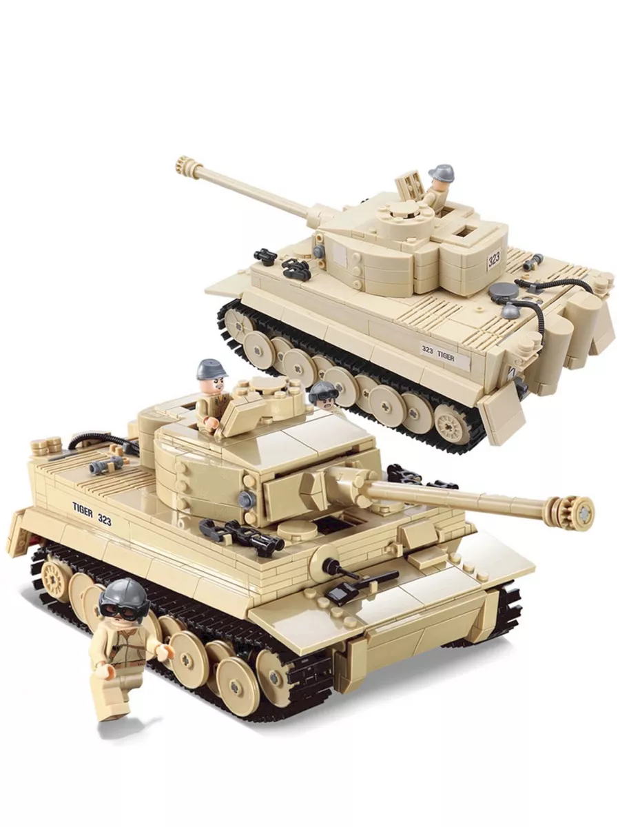 Конструктор Танк Brick Battle VI Tiger Совместим с Лего LEGO Город Игр  6634283 купить за 1 613 ₽ в интернет-магазине Wildberries