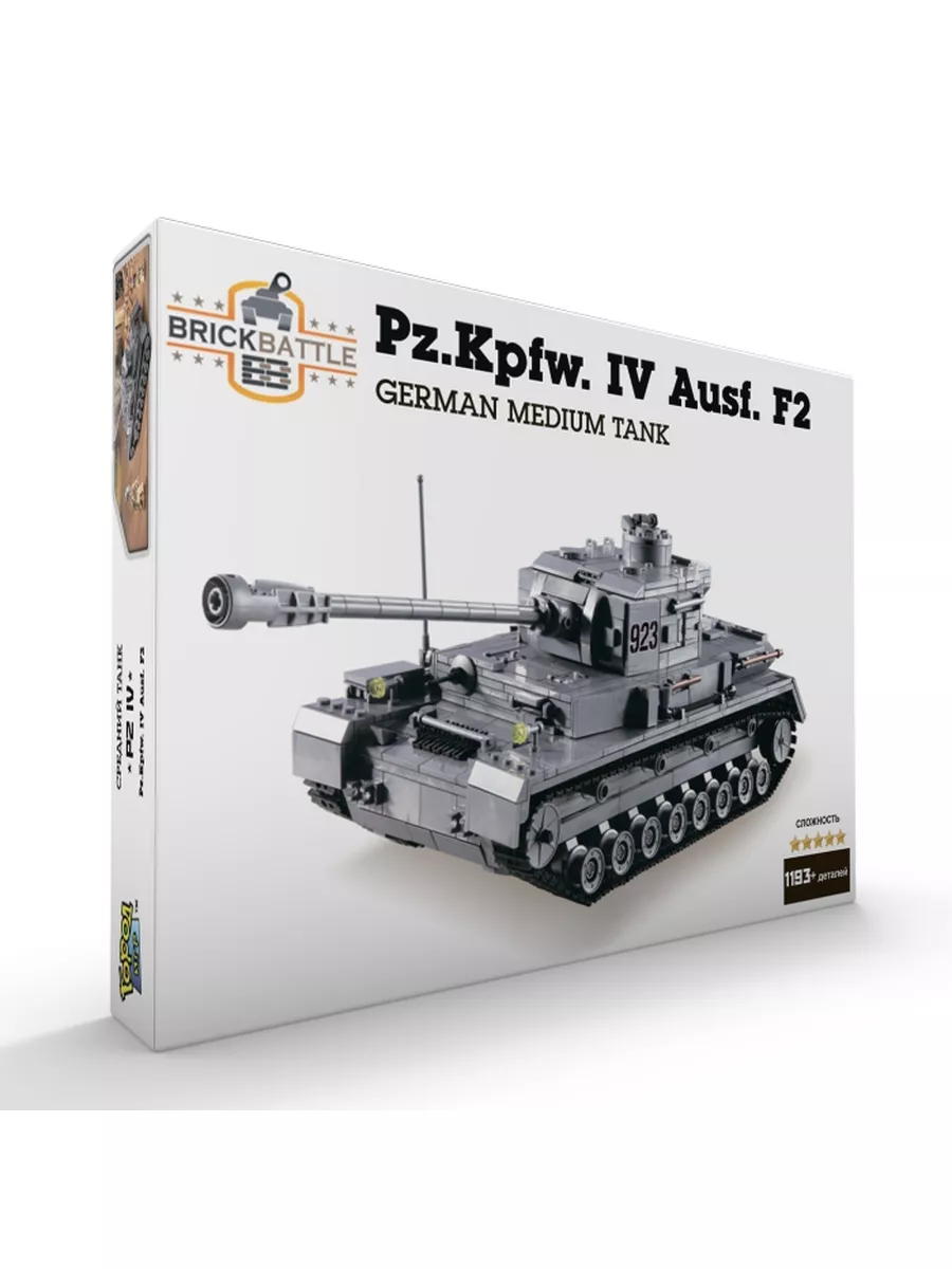 Конструктор Танк Brick Battle Pz IV F2 Совместим с Лего LEGO Город Игр  6634284 купить за 2 190 ₽ в интернет-магазине Wildberries