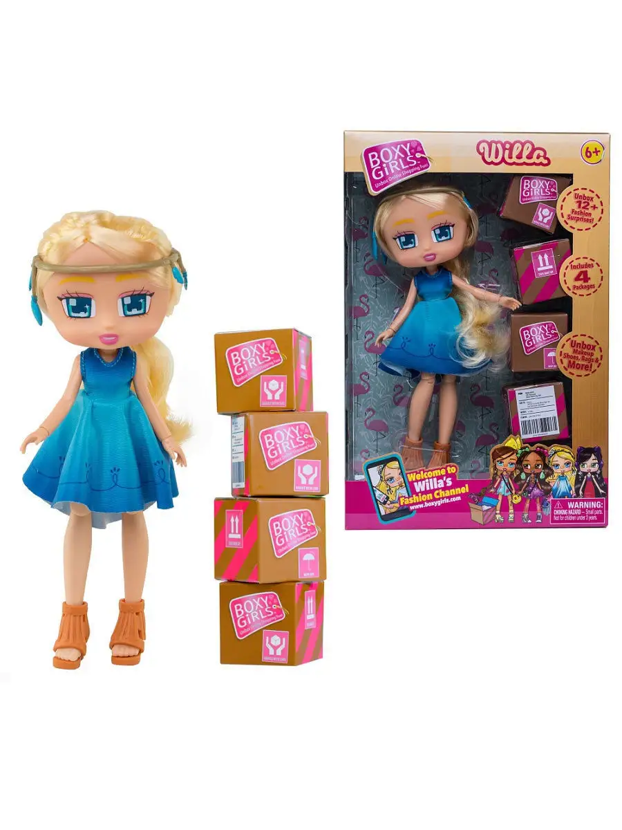 Кукла Boxy Girls Willa 20 см. с аксессуарами 1Toy 6717444 купить в  интернет-магазине Wildberries