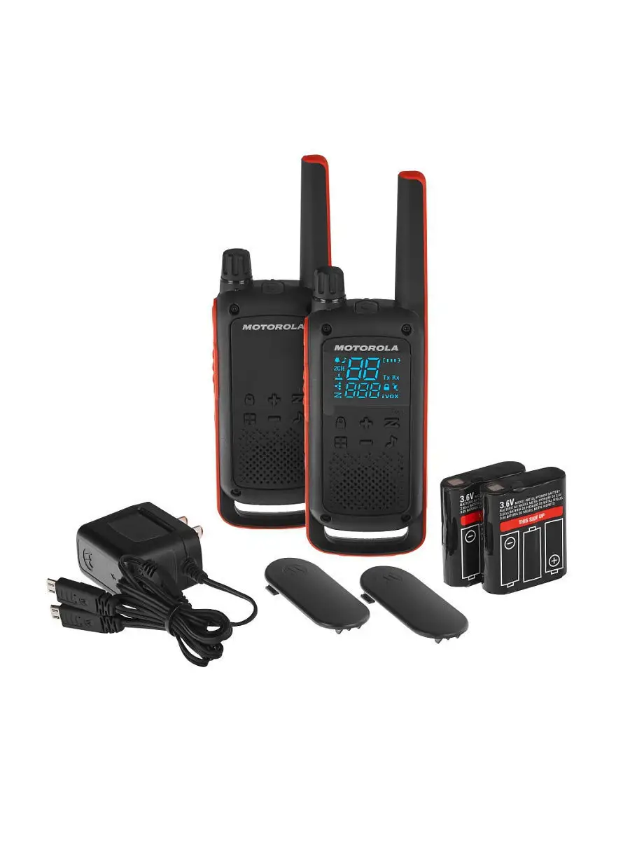 Комплект радиостанций Talkabout T82 (2 шт) Motorola Solutions 6765721  купить в интернет-магазине Wildberries