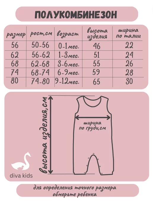 Diva Kids Полукомбинезон для новорожденных девочек, серый, фото 3