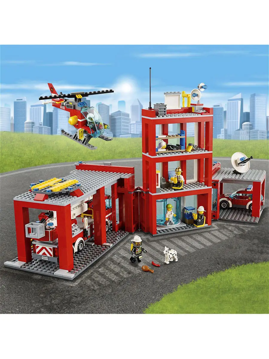 Купить Конструктор Лего Пожарная