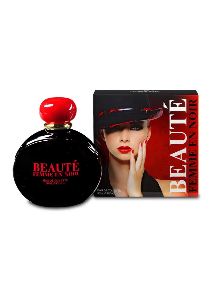 Туалетная вода женская BEAUTE FEMME EN NOIR 50 мл духи ПонтиПарфюм  6861142 купить за 250 ₽ в интернет-магазине Wildberries