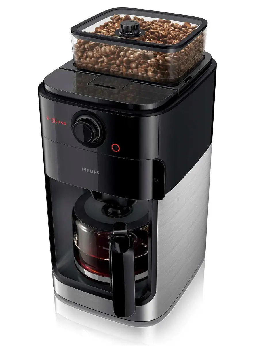 Кофемашина Grind & Brew HD7767/00 Philips 6866896 купить в  интернет-магазине Wildberries