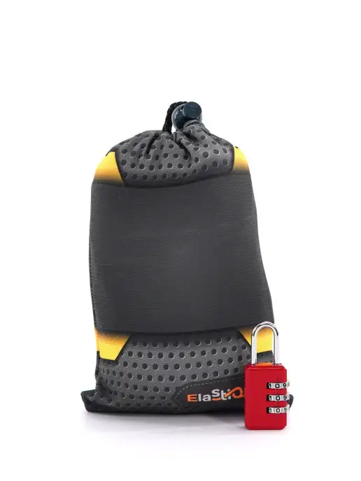 ElastiQ Чехол на чемодан S "Hi Tech Black S", черный, фото 6