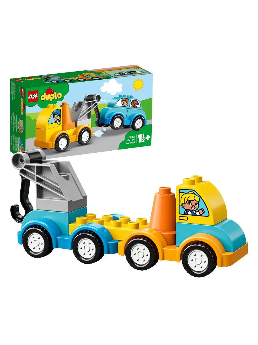 Конструктор LEGO DUPLO Creative Play 10883 Мой первый эвакуатор/крупный  LEGO 6938578 купить в интернет-магазине Wildberries