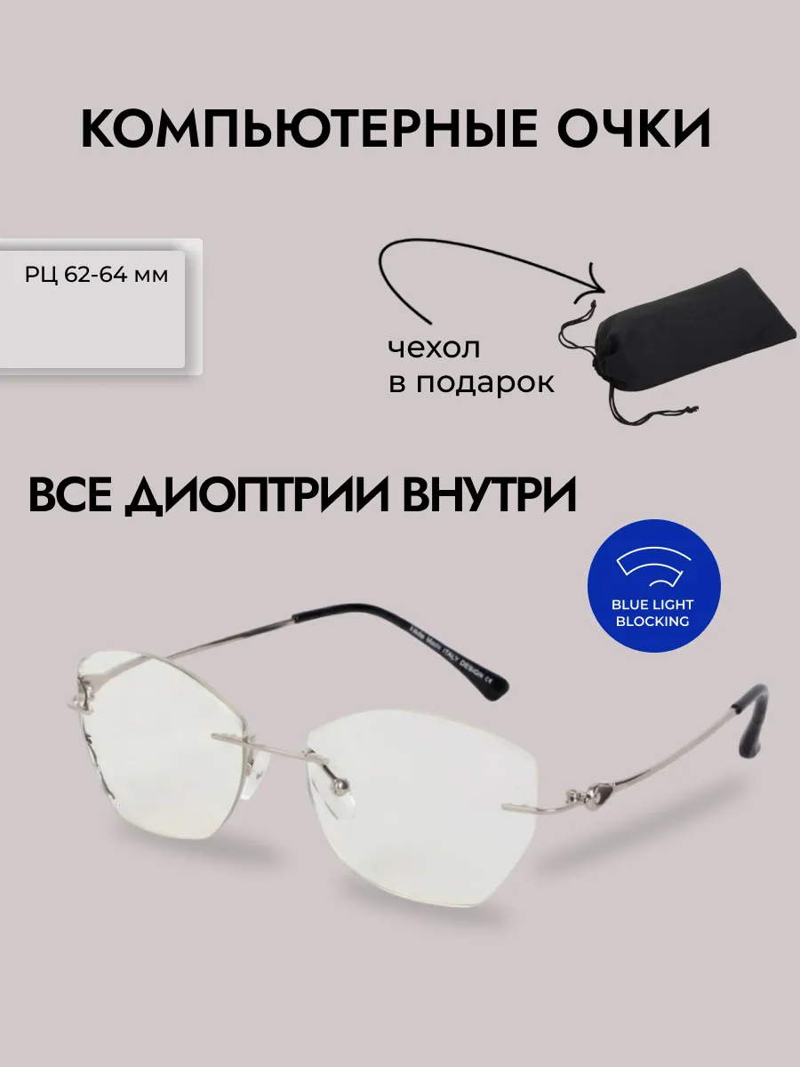 Компьютерные очки женские кошачий глаз