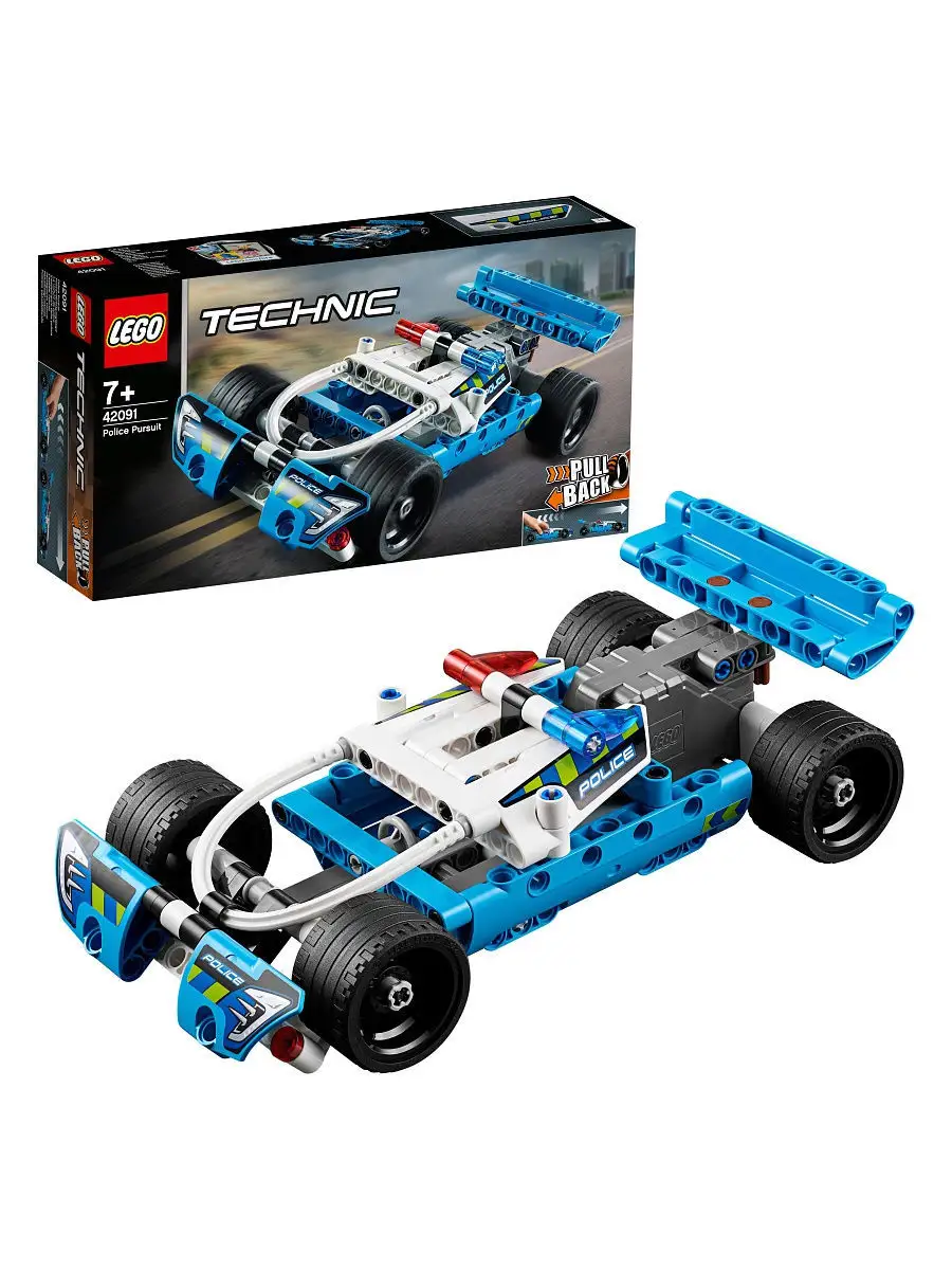 Конструктор LEGO Technic 42091 Полицейская погоня / гонки, классная  игрушка, захватывающая игрушка LEGO 6949062 купить в интернет-магазине  Wildberries