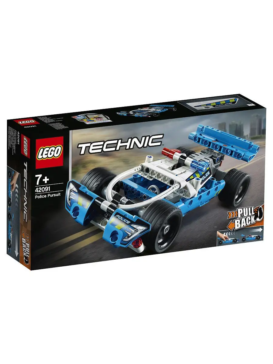 Конструктор LEGO Technic 42091 Полицейская погоня / гонки, классная  игрушка, захватывающая игрушка LEGO 6949062 купить в интернет-магазине  Wildberries