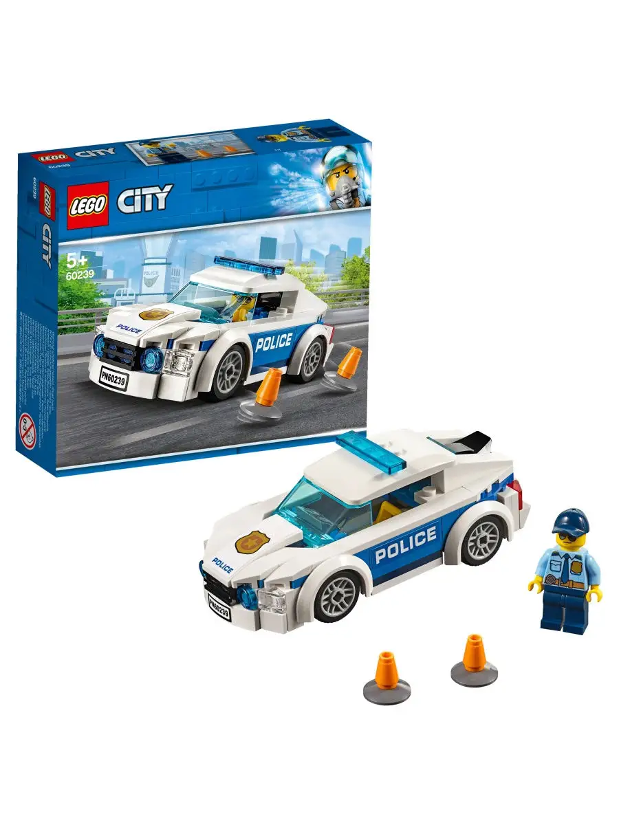 Конструктор LEGO City Police 60239 Автомобиль полицейского патруля /  машинка, набор для детей LEGO 6949084 купить в интернет-магазине Wildberries