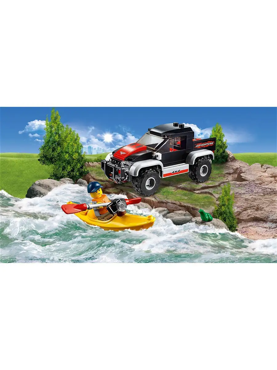 Lego city great vehicles kayak best sale adventure 60240