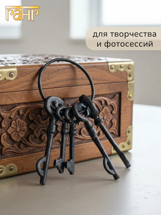 ГАНГ Связка 5 ключей интерьерная, интерьерная