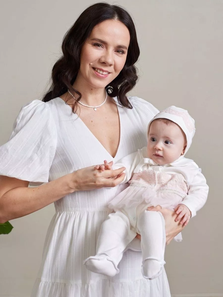 Комплект нательный для малыша на выписку девочки комбинезон Luxury Baby  6965872 купить в интернет-магазине Wildberries