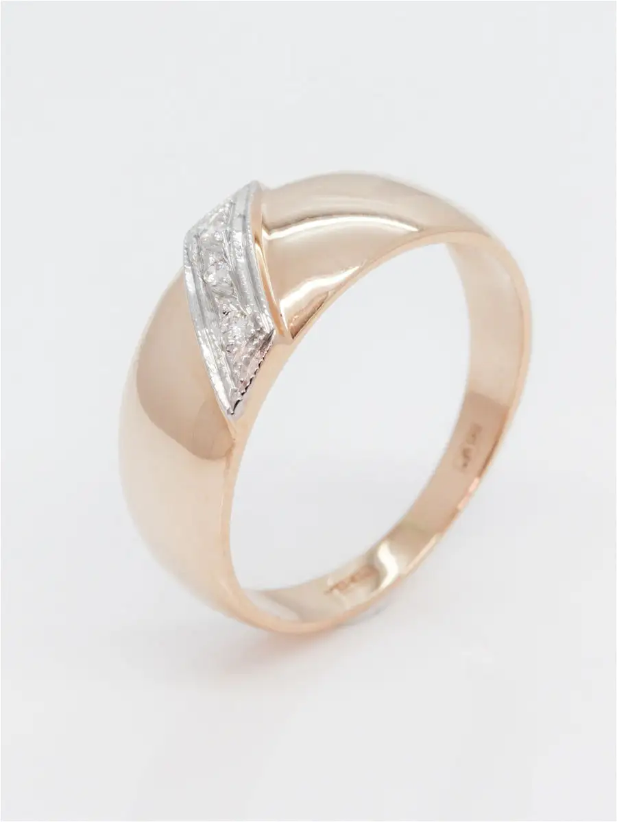 Кольцо золотое с бриллиантом печатка женская перстень Золотой прииск6983140 купить за 30 858 ₽ в интернет-магазине Wildberries