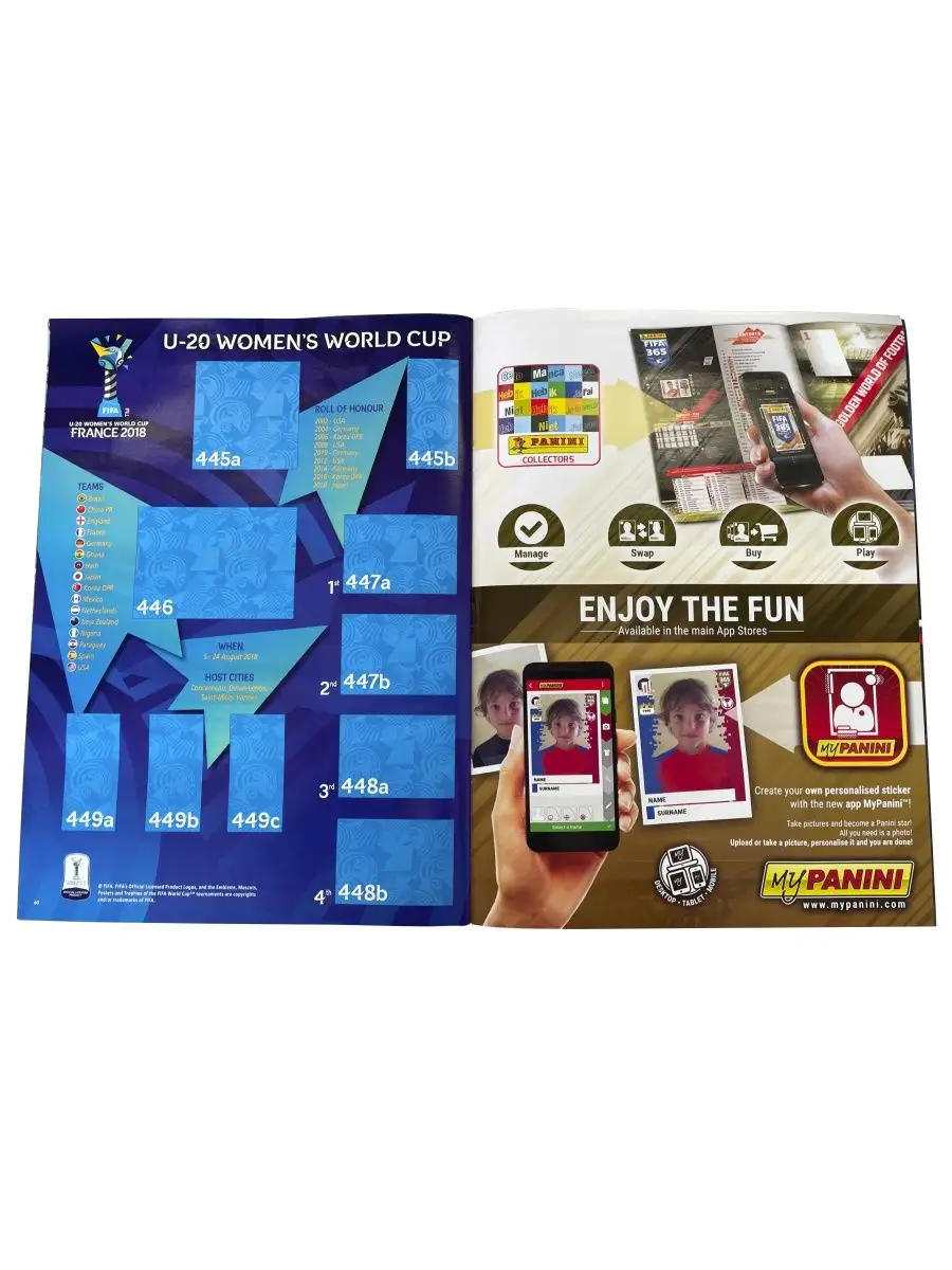 Альбом для коллекционирования наклеек FIFA 365-2019 ФИФА 365 PANINI 7054043  купить в интернет-магазине Wildberries