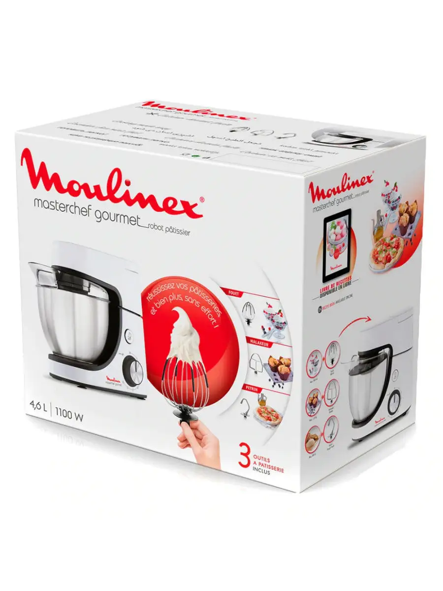 Кухонная машина MOULINEX Masterchef Gourmet QA510110 Moulinex 7102185  купить за 22 990 ₽ в интернет-магазине Wildberries