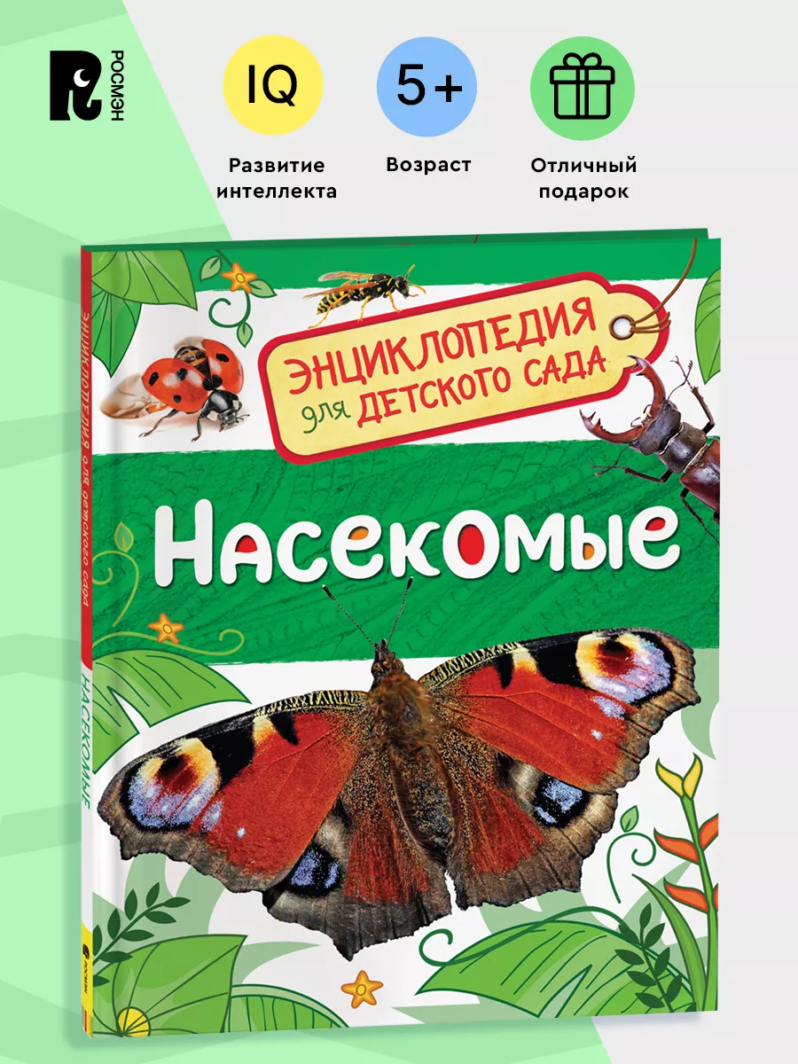 Насекомые. Энциклопедия для детского сада для детей от 4 лет РОСМЭН 7134942  купить за 249 ₽ в интернет-магазине Wildberries