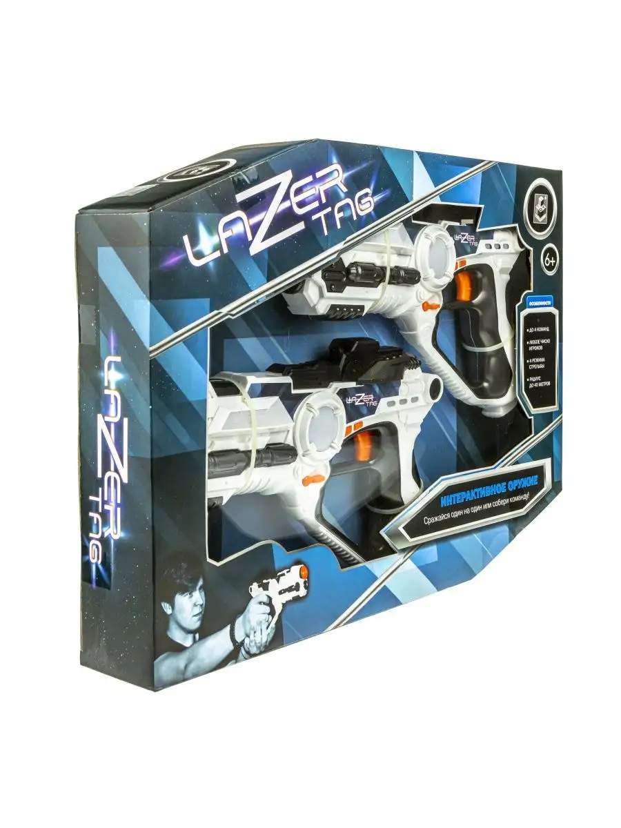 Оружие со световыми и звуковыми эффектами LAZERTAG 1Toy 7144500 купить за 1  831 ₽ в интернет-магазине Wildberries