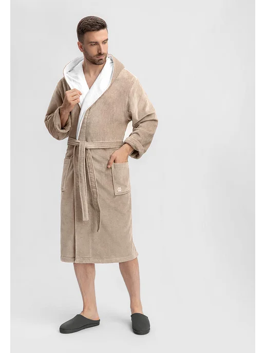 Togas Халат Арт лайн, белый