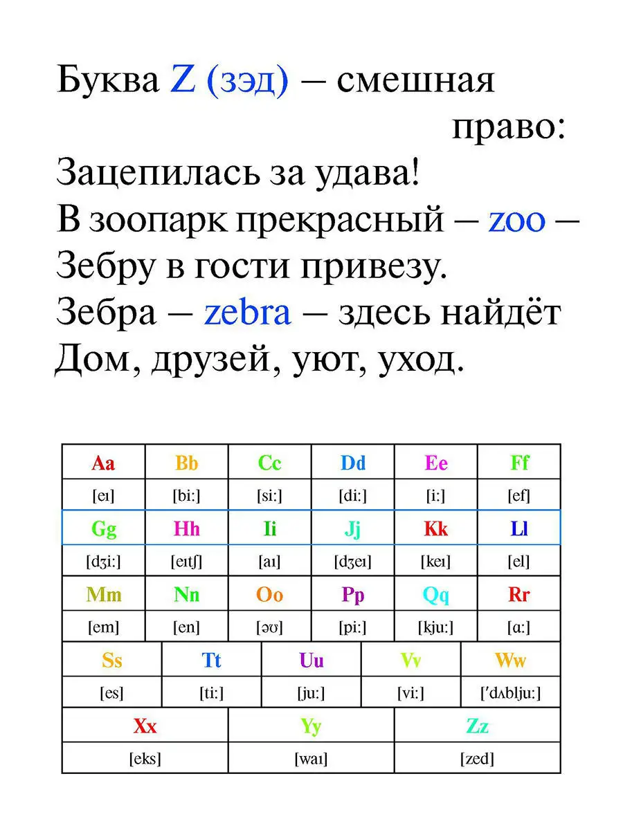 Английский алфавит