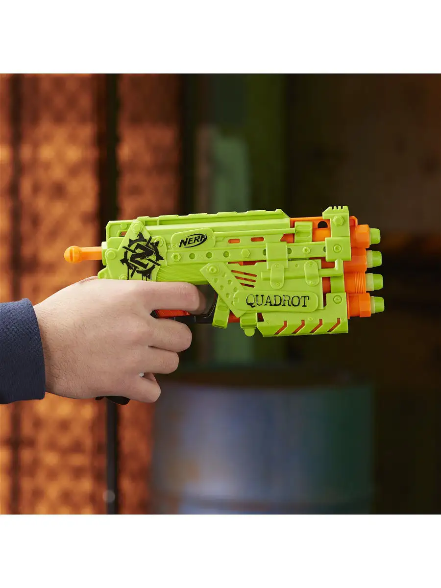 Игровой набор бластер со стрелами Нёрф Зомби страйк Квадрот NERF ZOMBIE  STRIKE E2673 NERF 7211600 купить в интернет-магазине Wildberries