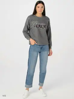 Джемпер с лентой на спине