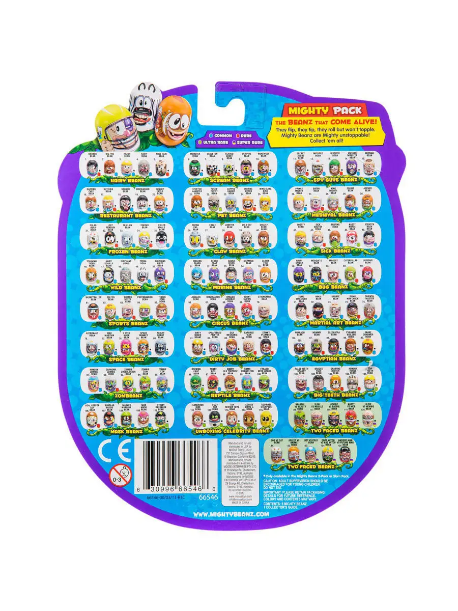 5 бобов Mighty Beanz Moose 7271758 купить в интернет-магазине Wildberries