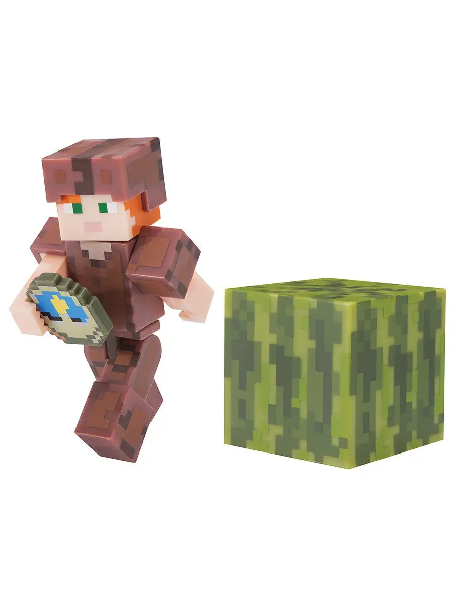 Фигурка Алекс в кожаной броне Alex in Leather Armor 8 см Minecraft 7289491  купить в интернет-магазине Wildberries