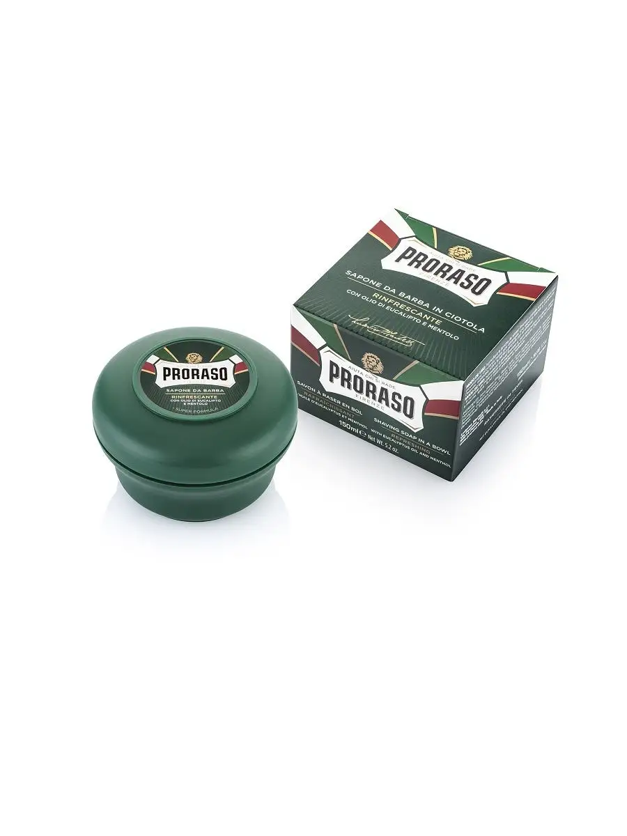 Мыло для бритья освежающее с ментолом 150 мл PRORASO 7311835 купить за 601  ₽ в интернет-магазине Wildberries