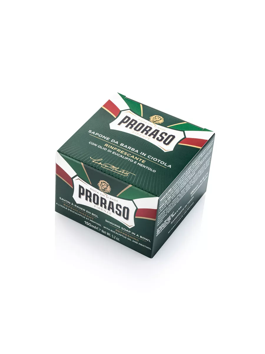 Мыло для бритья освежающее с ментолом 150 мл PRORASO 7311835 купить за 601  ₽ в интернет-магазине Wildberries